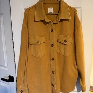 BILLABONG mustard shacket